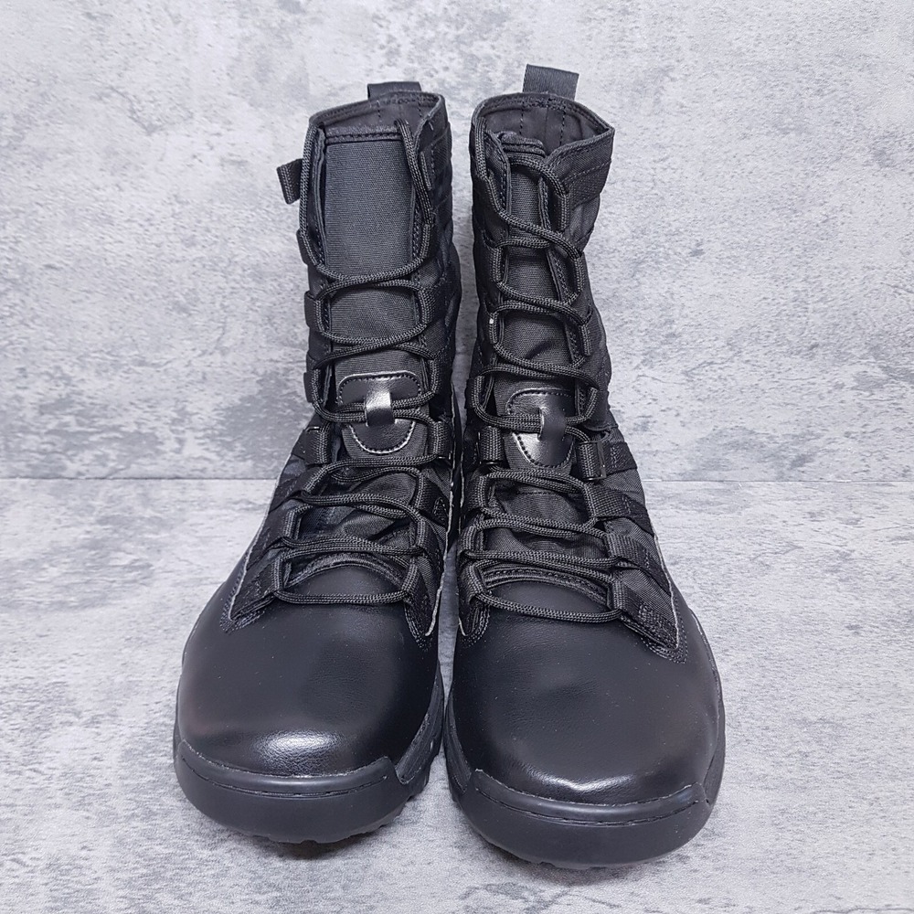 NIKE SFB Gen 2 8"Tactical Boots Leather Mens Size 12 Black Combat - Picture 3 of 5